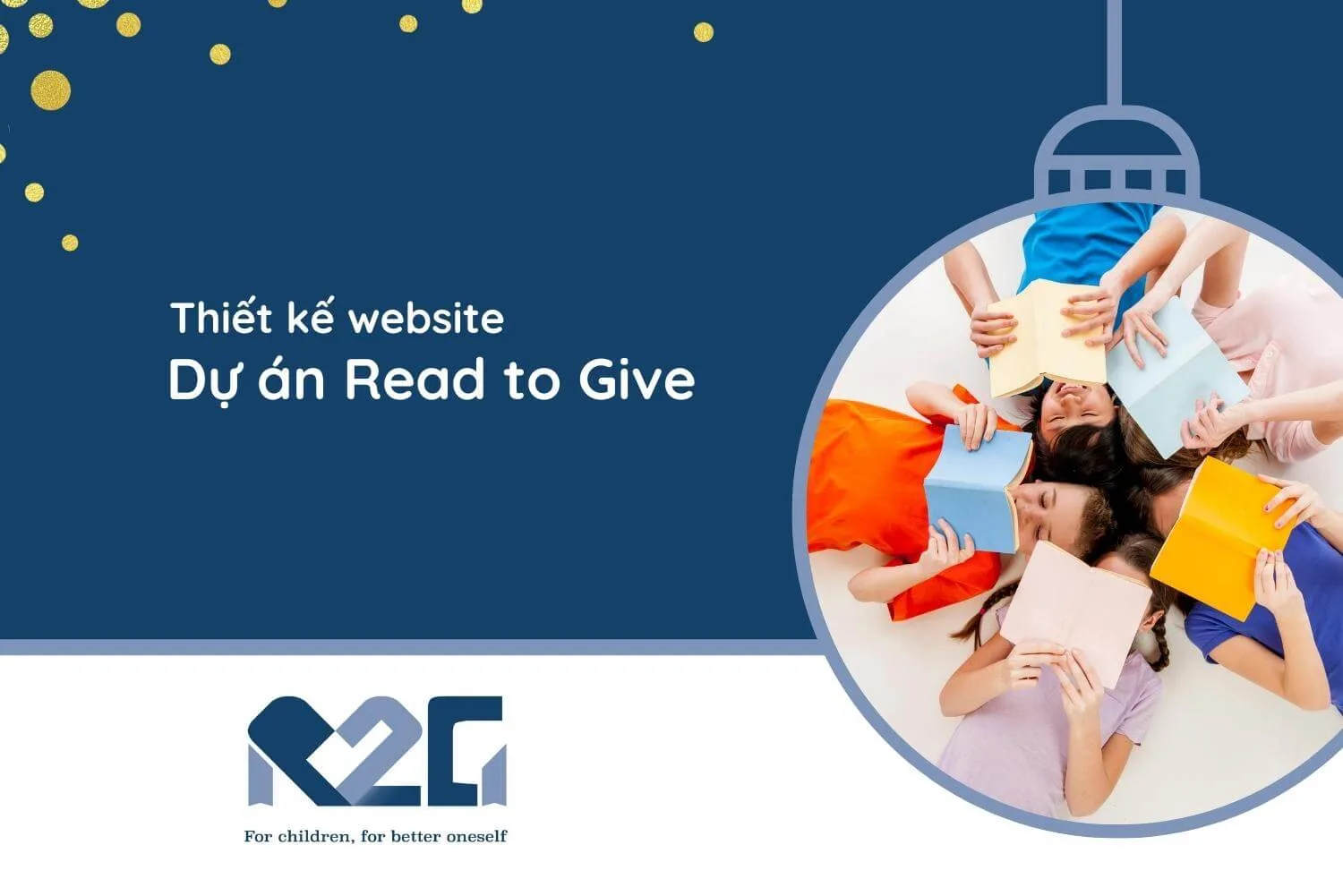 Thiết kế website sản phẩm Read to Give - BPG Kindness Foundation Dự án thiết kế website sản phẩm Read to Give