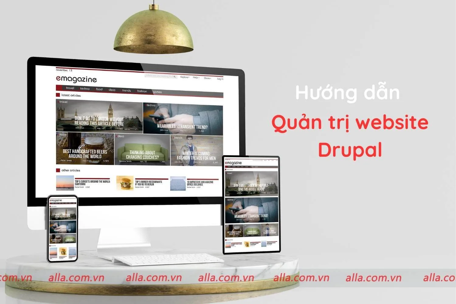 Hướng dẫn quản trị website Drupal