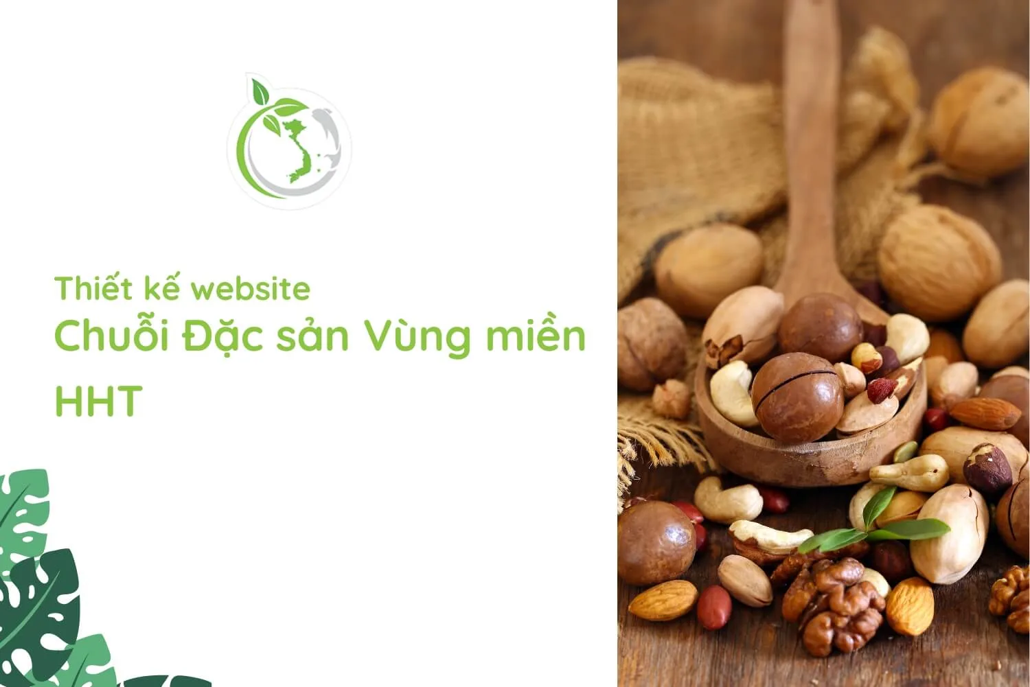 Dự án thiết kế website Công ty - chuỗi đặc sản vùng miền HHT