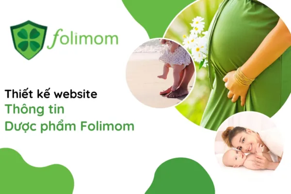 Thiết kế website dược phẩm Folimom