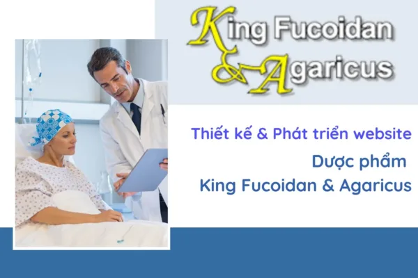 Thiết kế website dược phẩm Kingfucoidan