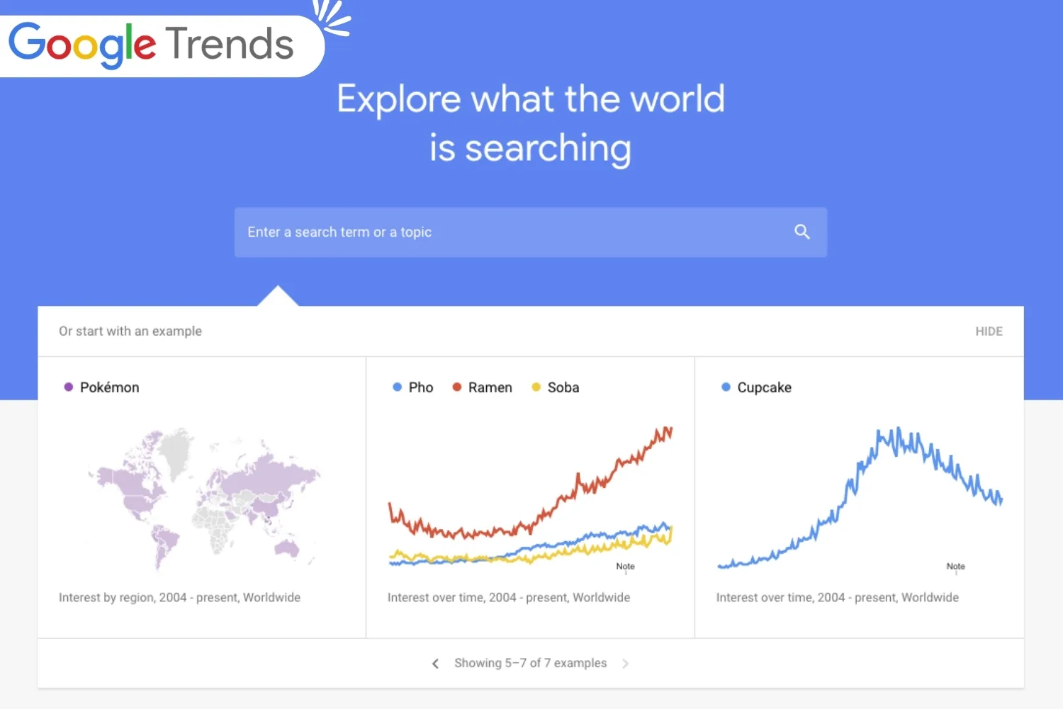 Tìm kiếm Seed keyword thông qua Google Trends