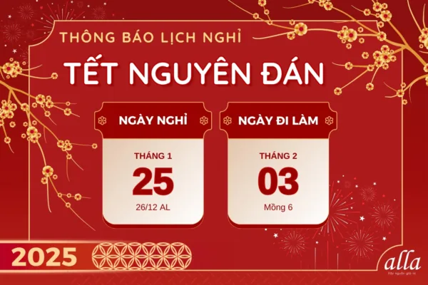 lịch nghỉ tết nguyên đán 2025