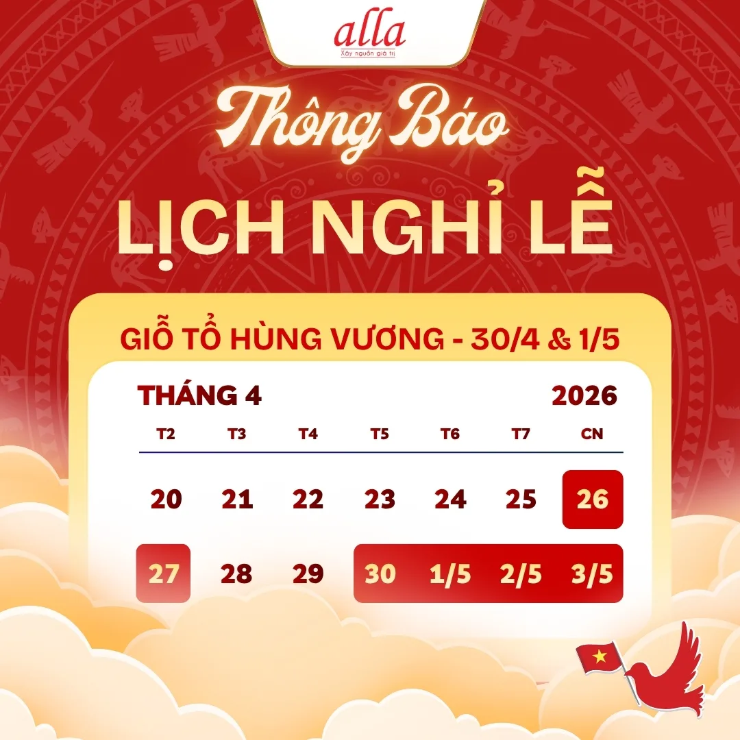 Thông báo lịch nghỉ lễ năm 2026 - Kỳ nghỉ 30/4 và 1/5 lịch nghỉ lễ năm 2026